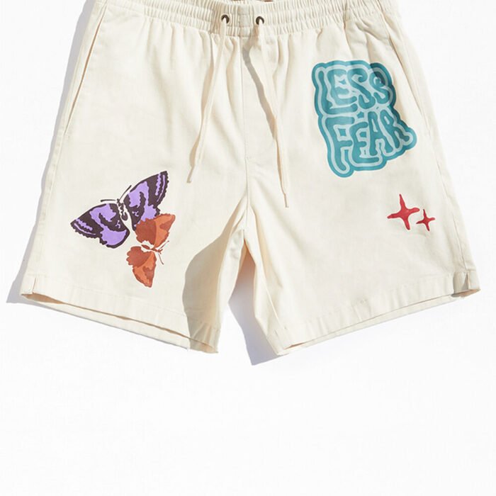 PacSun Less Fear Printed Volley Shorts