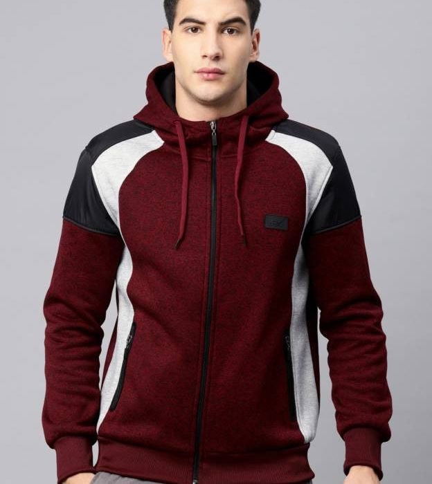 Men Full Sleeve Zipper Hoodie
