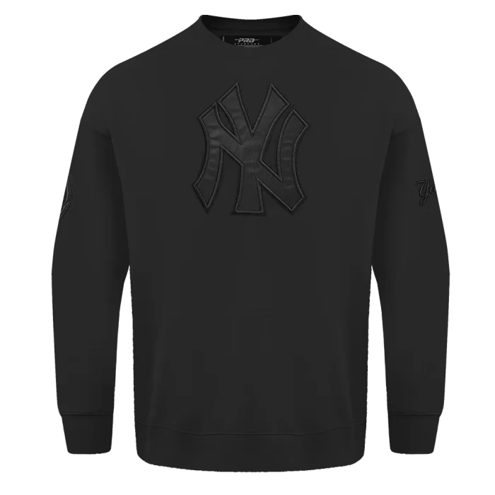 MLB NEW YORK YANKEES NEUTRAL DROP SHOULDER FLC CREWNECK