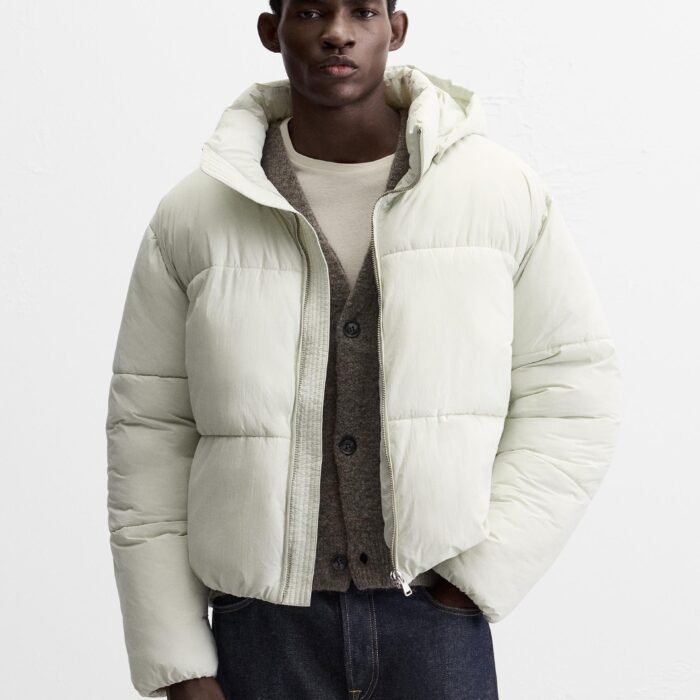 Puffer Jacket with Removable Hood