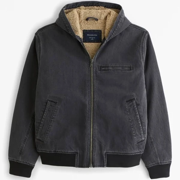 Men's Hooded Bomber Jacket