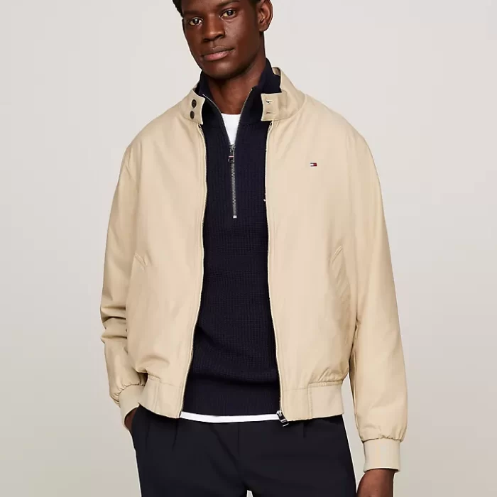 Water-Repellent Harrington Jacket